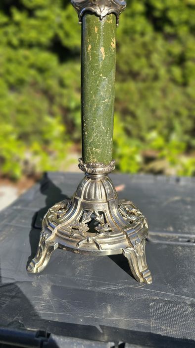 Stara lampa naftowa ,francja ,kompletna