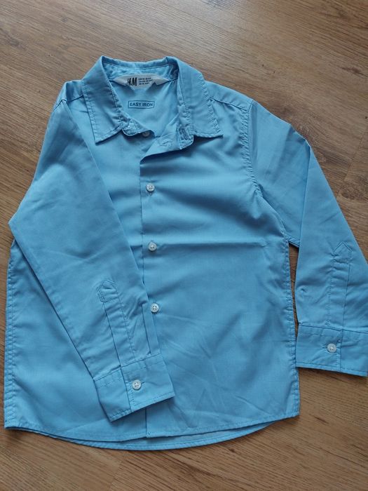 Koszula niebieska h&M 110