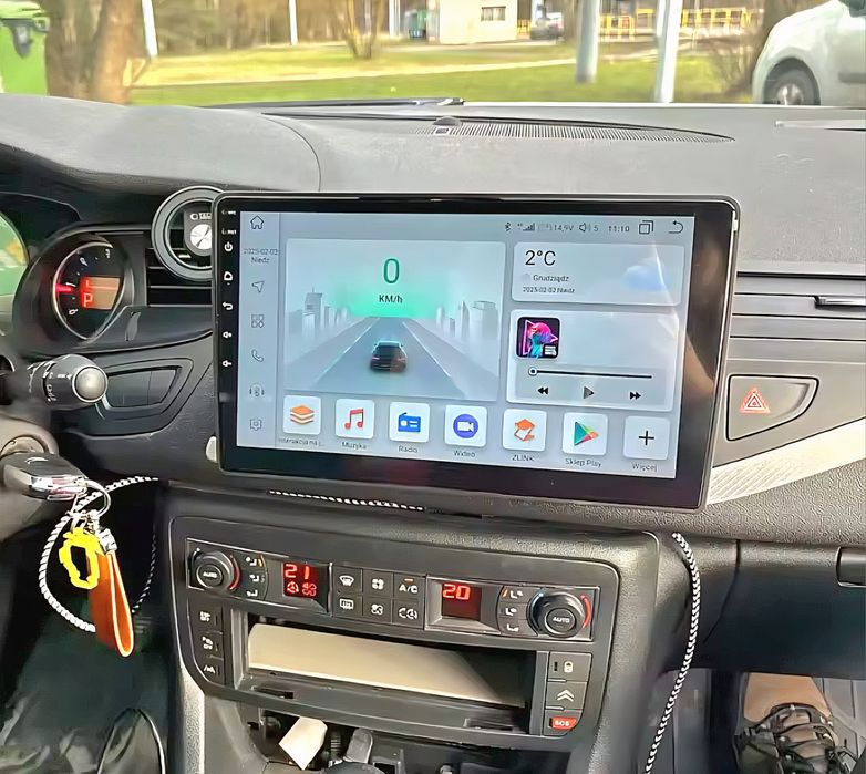 Rádio Citroën C5 Android 14 com GPS