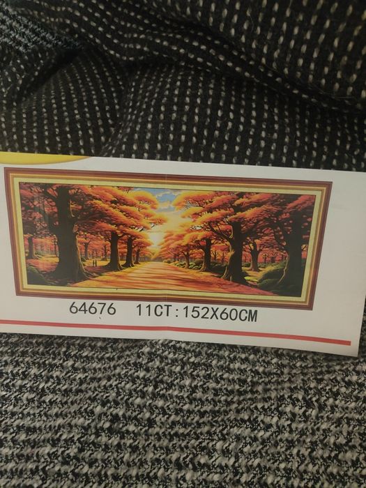 Quadro em ponto cruz  sem moldura