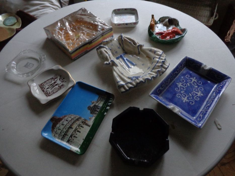 cinzeiros Diversos vintage boblots biblot