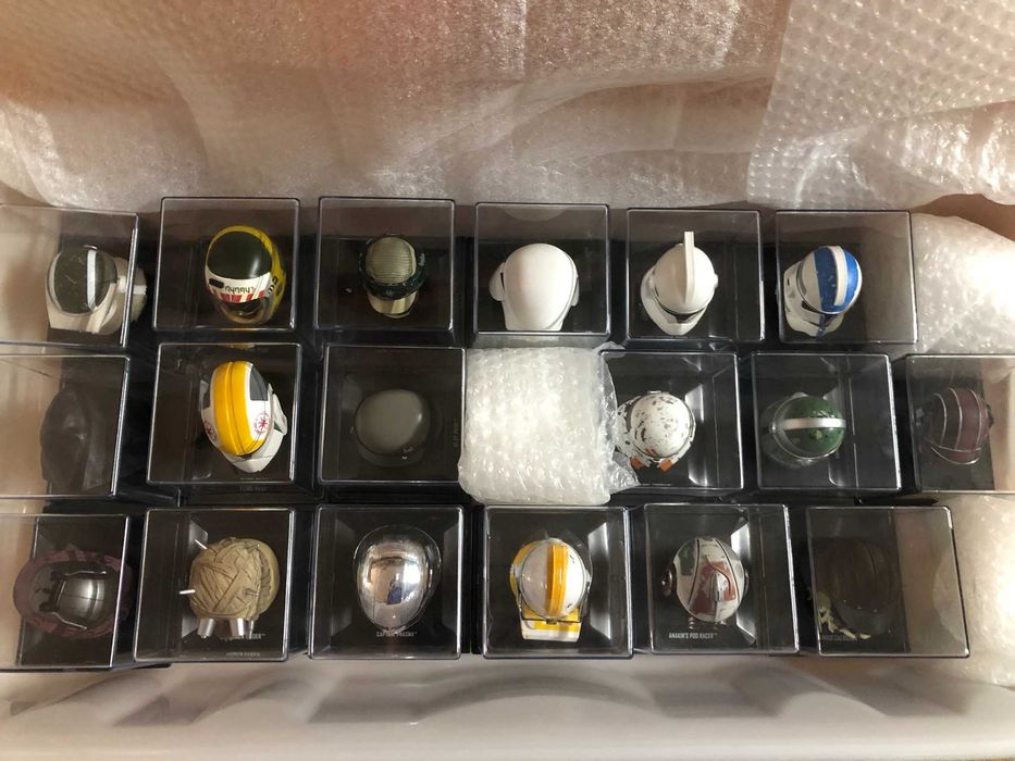 Coleção completa Capacetes Star Wars