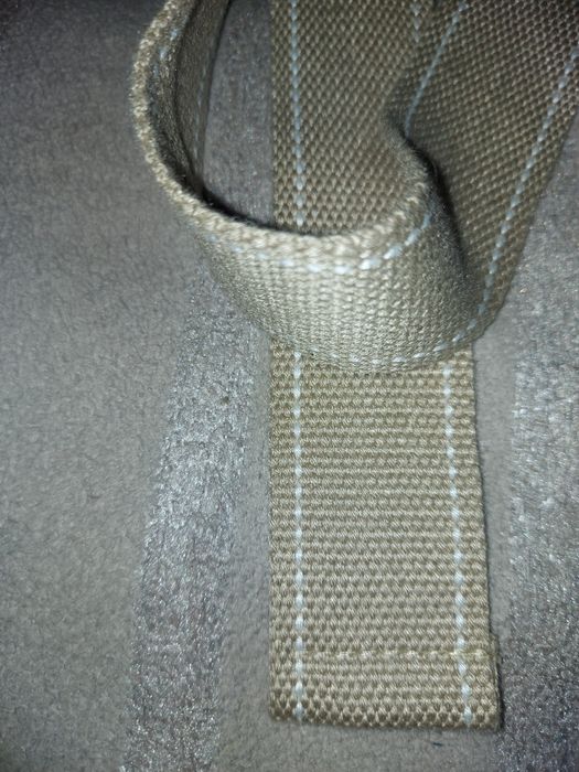 Pasek parciany w kolorze beżowym