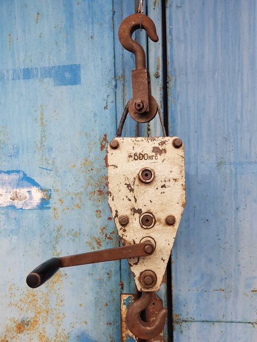 Лебёдка ручная ссср