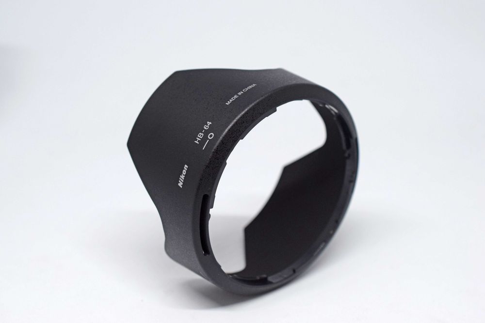 Pára-sol hood Nikon HB-64 genuíno NOVO Nikkor AF-S 28mm f/1.8 f1.8 G