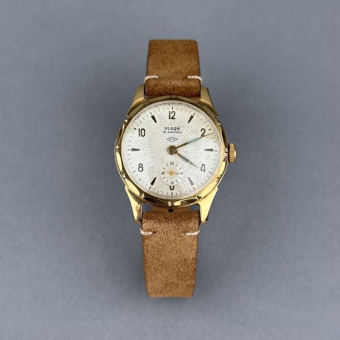 Zegarek vintage Majak – Classic Guilloche | męski | naręczny | ZSRR