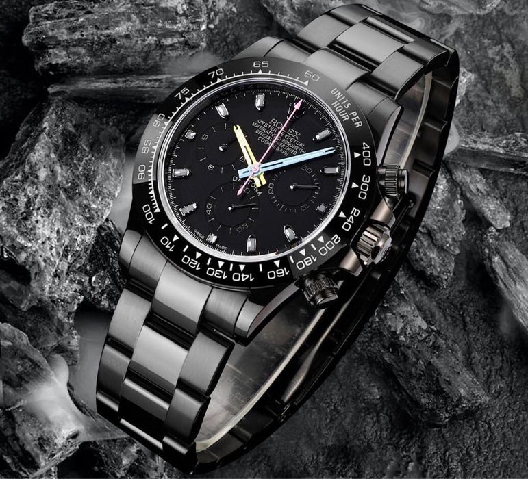 nowy elegancki zegarek analogowo cyfrowy