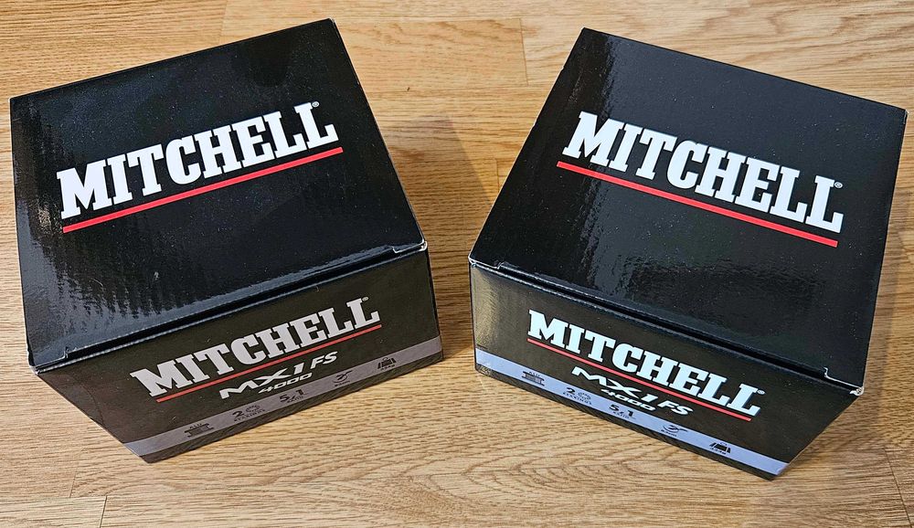 2 Kołowrotki Mitchell MX1 FS 4000 - feeder, grunt.
