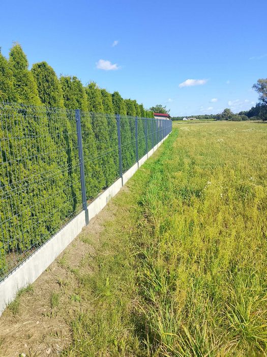 JESIENNA PROMOCJA Kompletne Ogrodzenie Panelowe 153cm Fi5