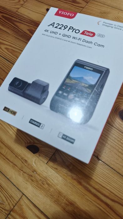 Viofo A229 Pro Tele 4K RTC300 2CH teleobiektyw