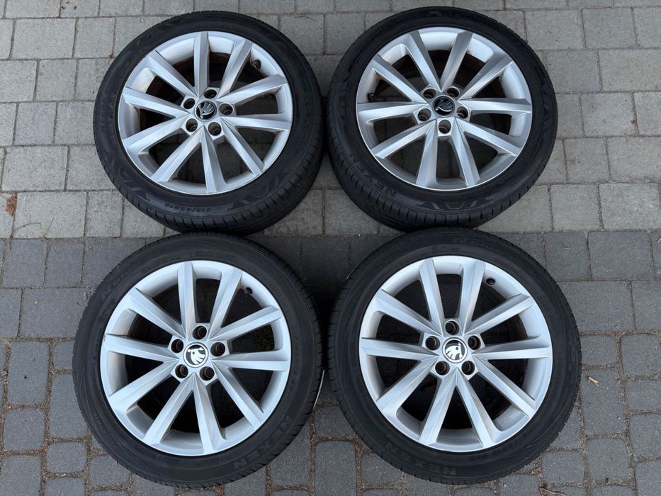 Koła LATO 16" Skoda Fabia VW Polo Seat 5x100 7J ET46 Nexen 215/45/16