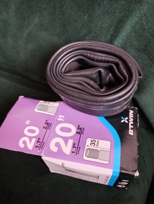 Decathlon nowa dętka rowerowa 20"