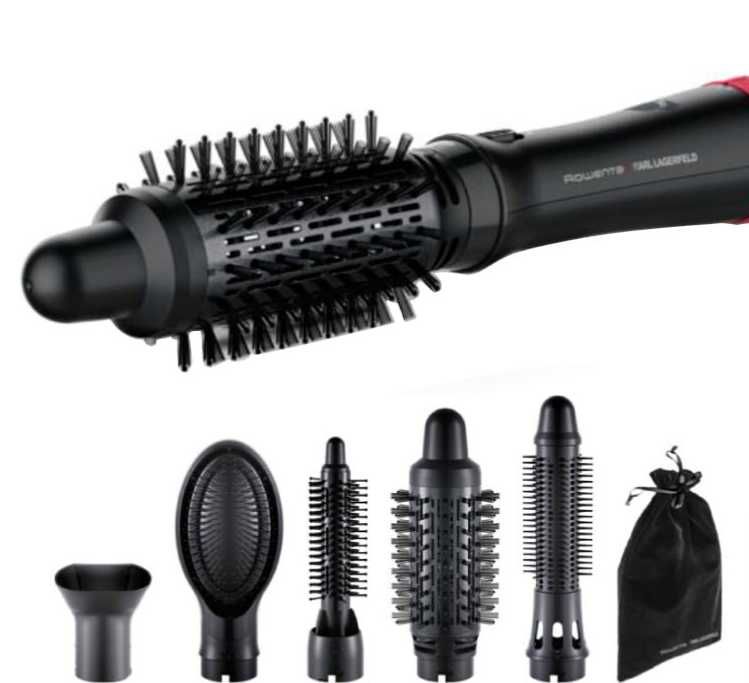 Фен-щітка rowenta x karl lagerfeld express style cf635lf0