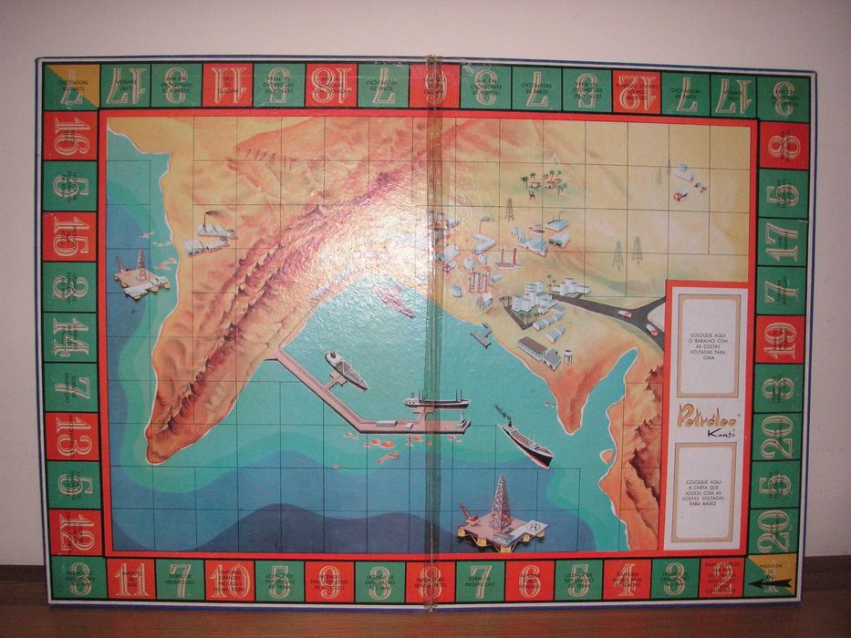 Jogo Tabuleiro Petróleo da Karto ( Antigo )