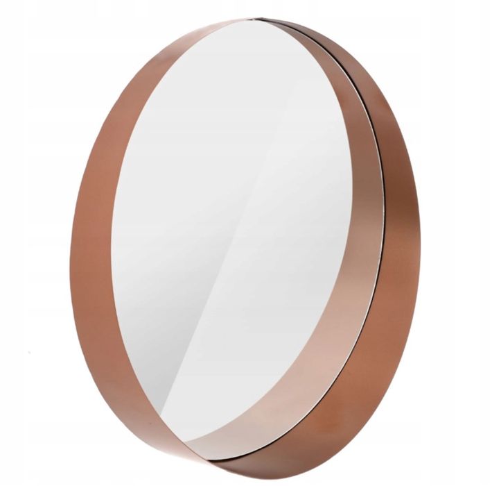 Nowe Lustro okrągłe miedziane