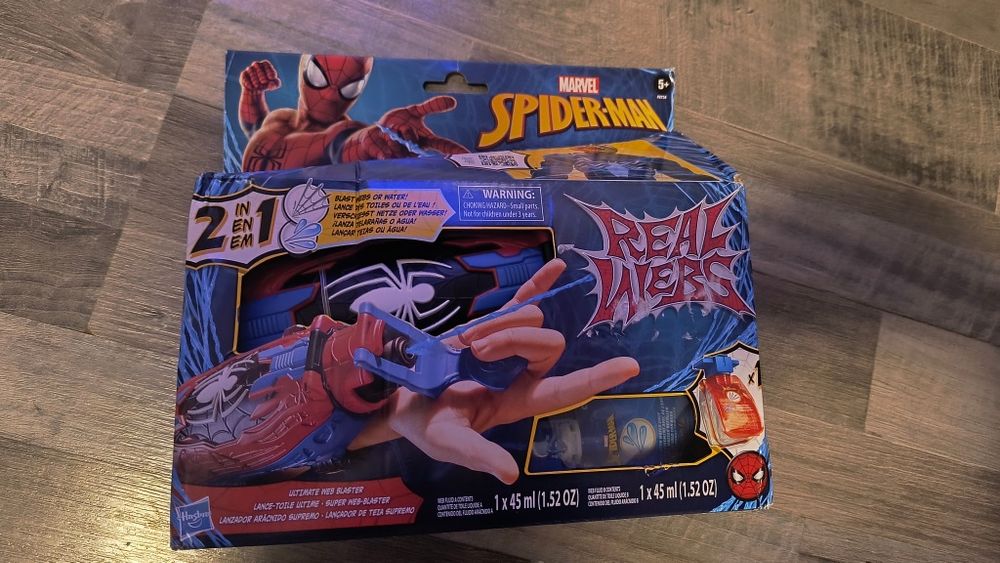 Spider-Man  Wyrzutnia Sieci 2w1 na wodę