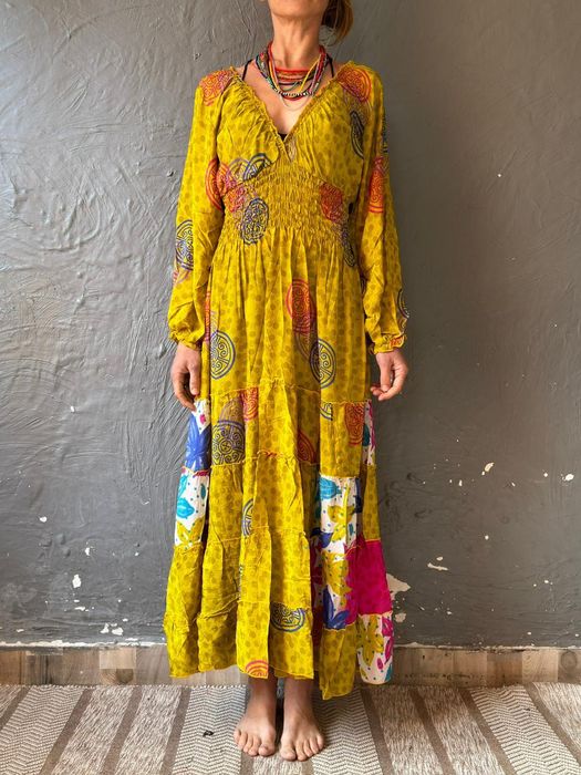 Sukienka długa boho kolorowa