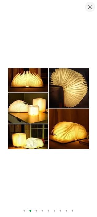 Акумуляторний нічник у вигляді книги DROM LED світильник для дитячої