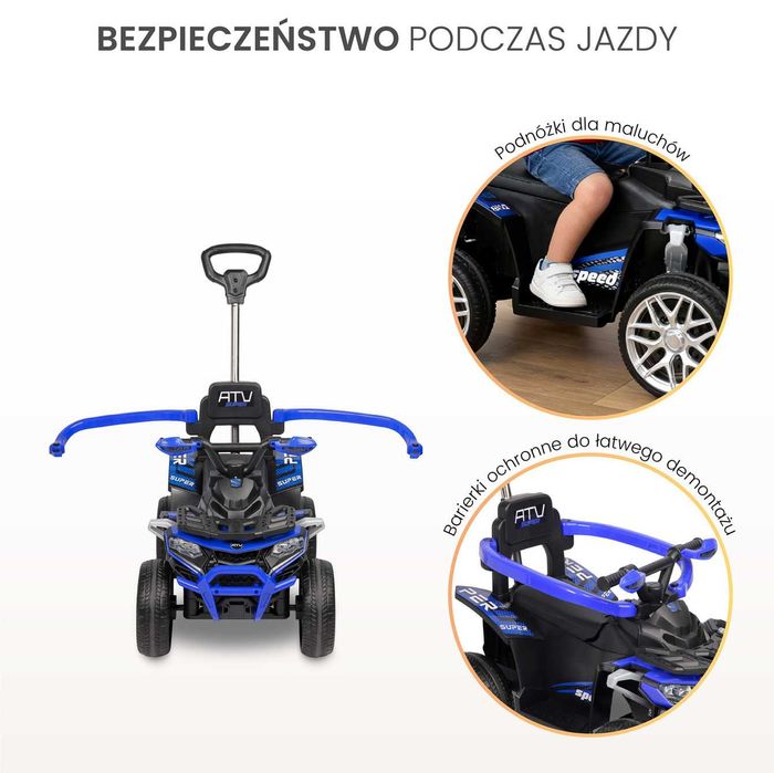 JEŹDZIK MOVIX Autko Quad Auto dla dziecka pchacz Pojazd samochód