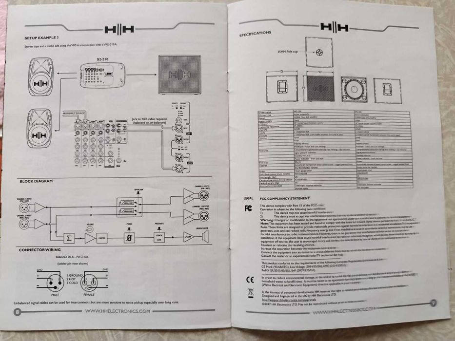 Активнi Сабвуфери HH Electronics VRS-118A