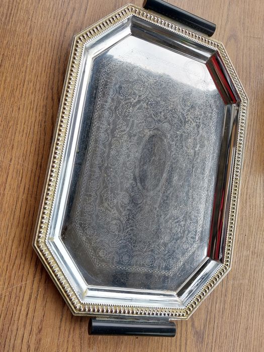 Taca do serwowania kawy, herbaty, deserów, posiłków 43 x 30 cm