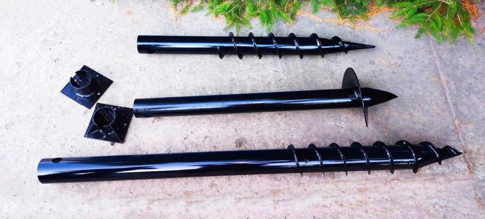 Гвинтові палі від виробника. Сваи винтовые. Геошурупы.Наконечники