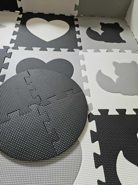 Duża mata edukacyjna piankowa kojec puzzle dla dzieci XXL