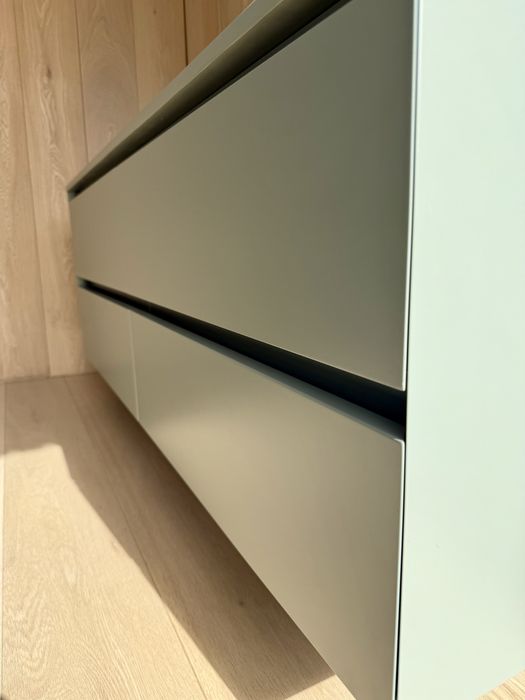 Komplet łazienkowy Inda – włoska marka premium, lustro LED, Blum