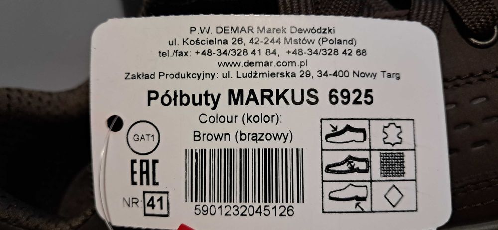 Półbuty myśliwskie