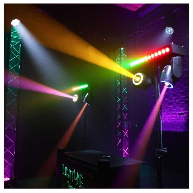 LIGHT4ME CLONE 1 efekt świetlny LED RGBW 2x głowica ruchoma wash