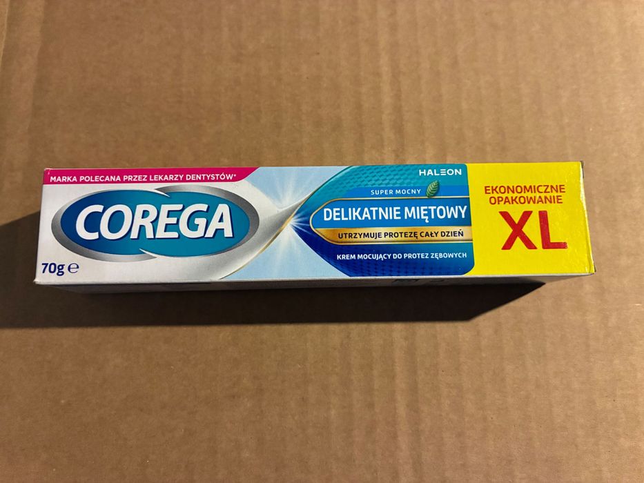 COREGA XL kremy do protez zębowych - Delikatna Mięta