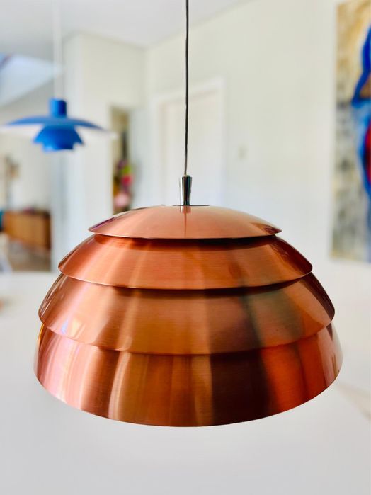 Candeeiro de tecto Belid - cor cobre