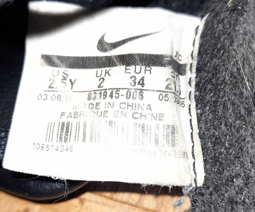 Korki Nike Mercurial rozmiar 34