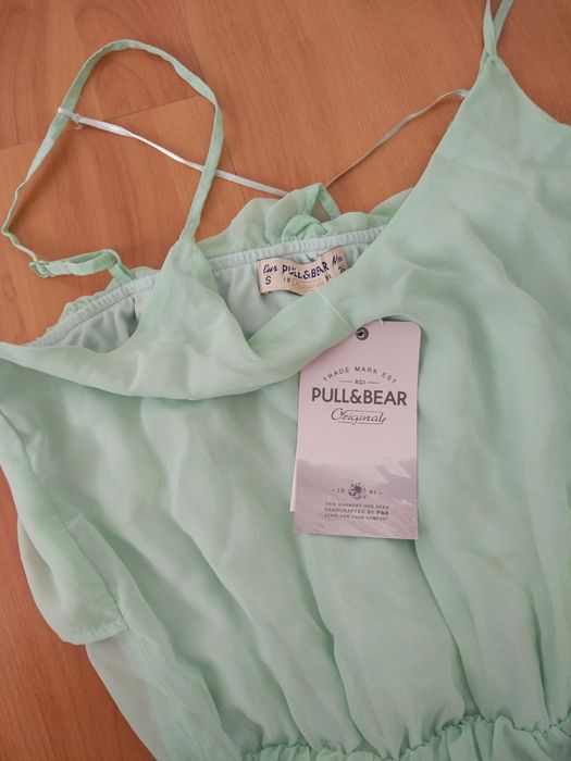 Vestido Preto Verde NOVO