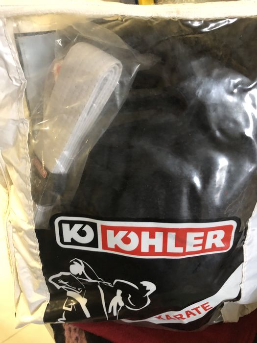 Fato preto karate tamanho 170cm