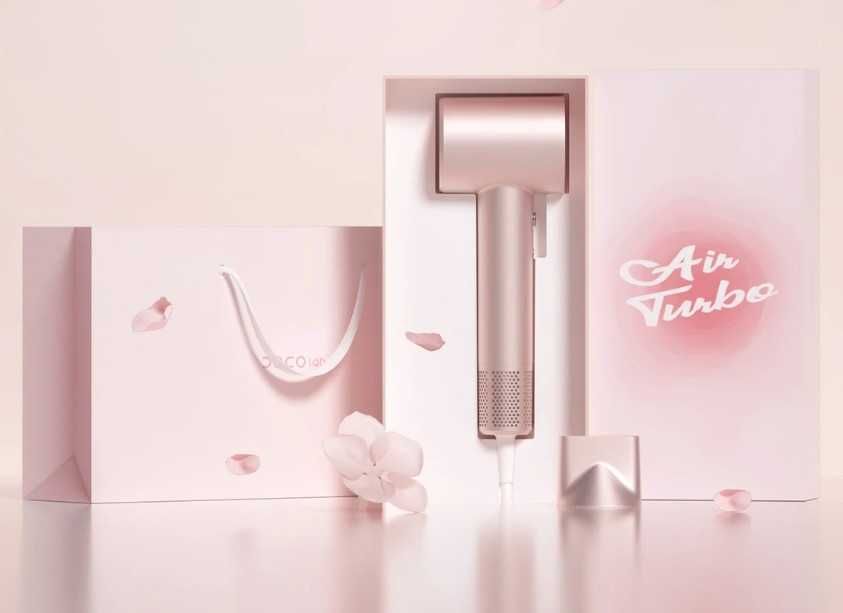 Фен DOCO High Speed Hair Dryer H900 TURBO Pink
