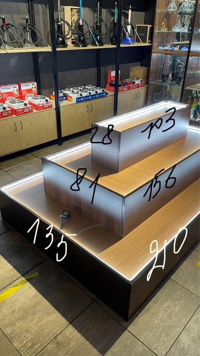 Вітрина острів для магазину