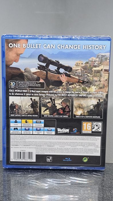 NOVO SELADO Sniper Elite 4 Italy Itália PS4 PlayStation 4
