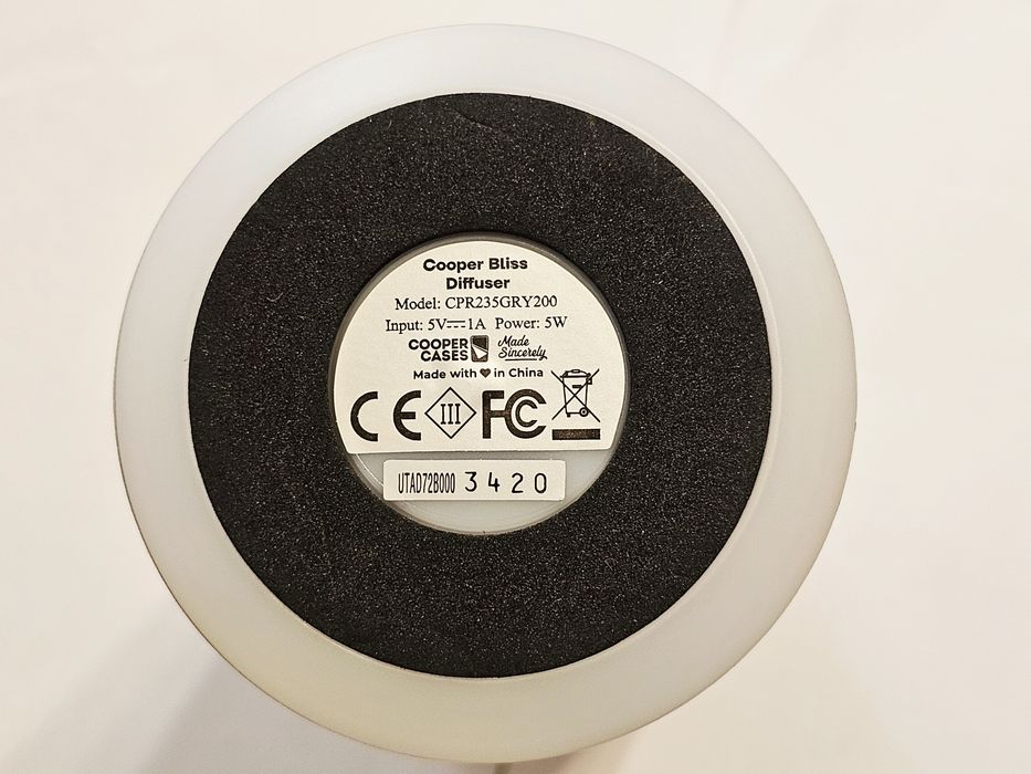 Аромадіфузор ефірних масел COOPER BLISS