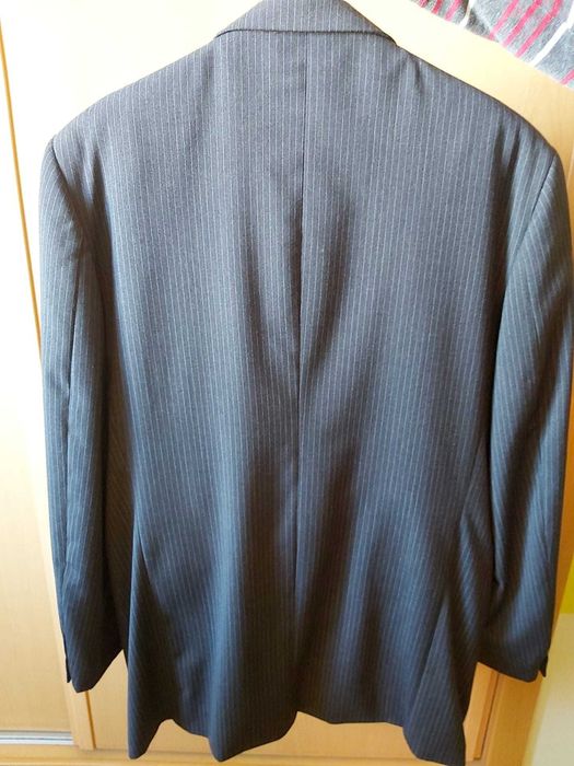 Fato de Homem Cinzento Listado