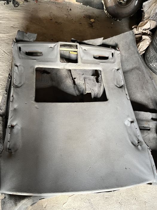 Кавролин, ковер bmw e34 серый/черный потолок е34