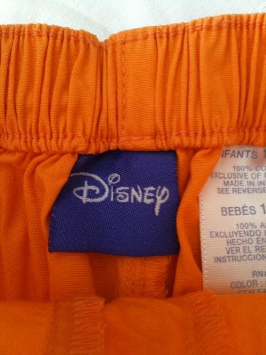 Calção 12 meses da Disney