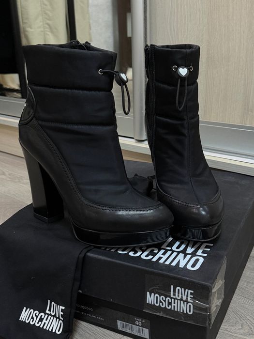 Чорні жіночі черевики Love Moschino 40 р. Оригінал