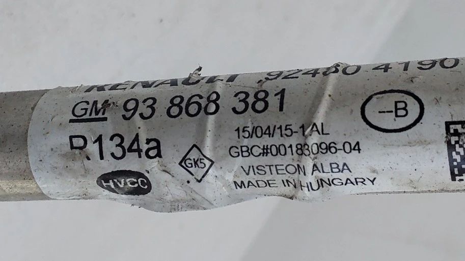 Tubo AC OPEL Vivaro B Furgão (X82)