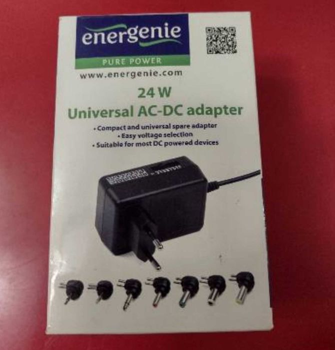 Універсальний блок живлення EnerGenie EG-MC-009 24Вт 12В 2А 9В 3В 4.5В