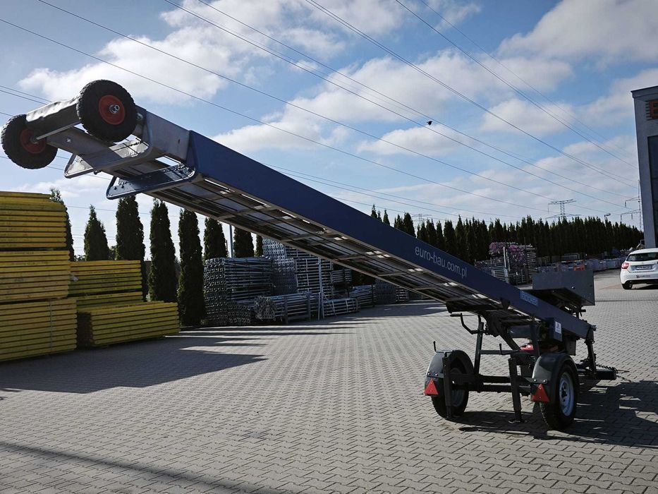 Winda Drabina Wciągarka Dekarska Boecker FL-16 Spalinowa 16m na przyczepie