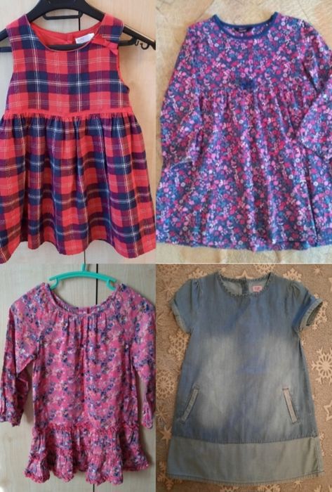 Платье на 2 -3 года, платье  джинсовое на 4-5 лет.