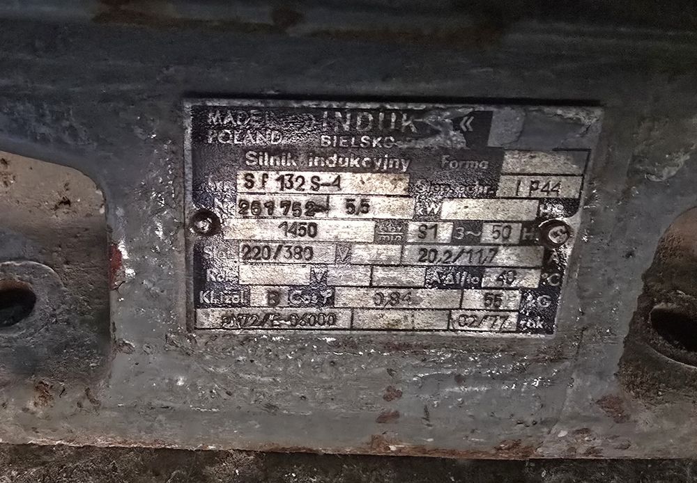 Silnik elektryczny 5,5 KW