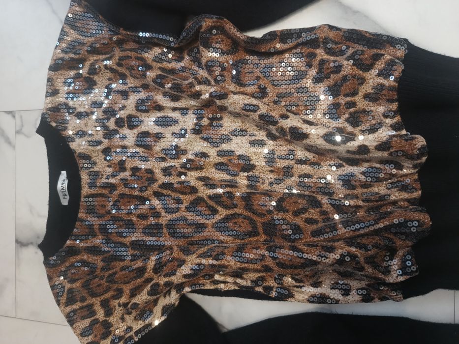 Sweter panterka cekiny