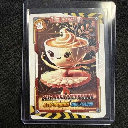Karta kolekcjonerska Ballerina Cappuccina Brainrot rzadka